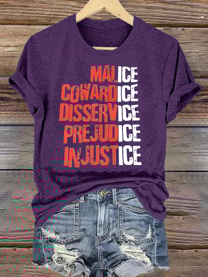 Women's  Justice For Her  T-Shirt