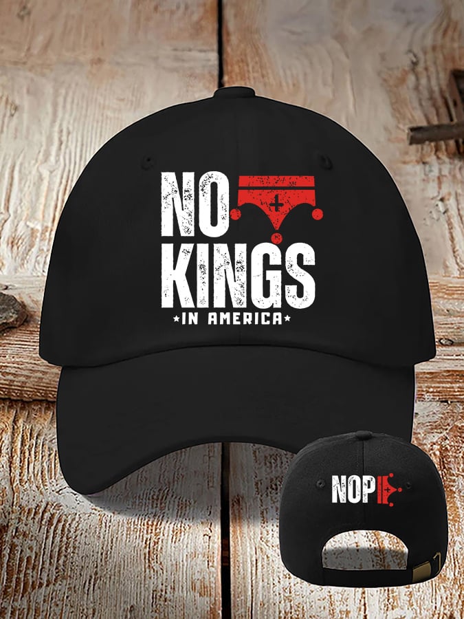 🔥Buy 3 Get 15% Off🔥Retro No Kings In America Print Baseball Cap