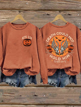 Women'S Casual Faith Print Sweatshirt