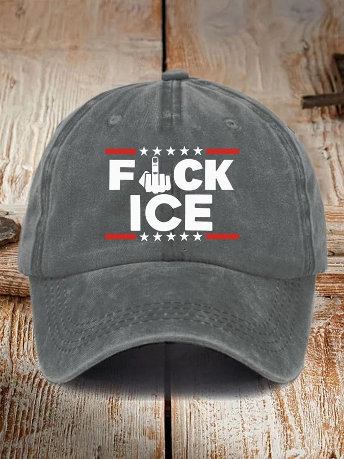 Unisex  ICE  Print  Hat