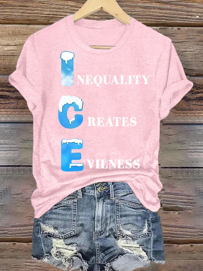 Women's  ICE Print T-Shirt