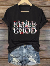 Women's Justice for Renee Nicole Good  Print Casual T-Shirt