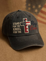 Unisex “STAND FOR THE Flag KNEEL FOR THE Cross” hat