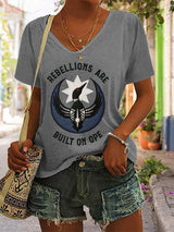 Women's Casual Printed Short-Sleeve T-Shirt