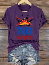 🔥Buy 3 Get 15% Off🔥Women's  NO KINGS Print T-Shirt