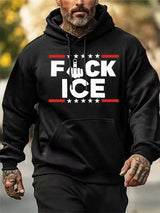 Men's  ICE  Print  Hoodies