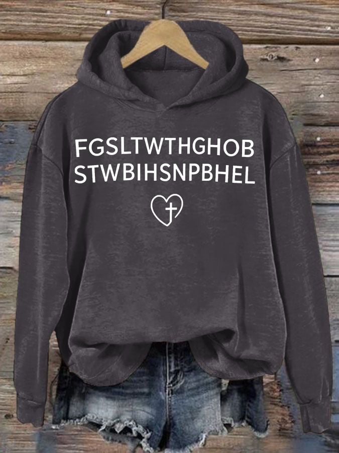 Women's  FGSLTWTHGHOB STWBIHSNPBHEL Printed Hoodie