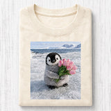 Tulip Bouquet Penguin Vintage Comfort Tee