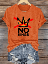 🔥Buy 3 Get 15% Off🔥Women's America has No Kings Printed Casual T-Shirt