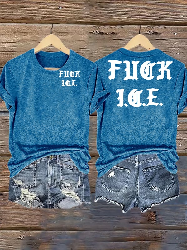 Women's   ICE Print T-Shirt