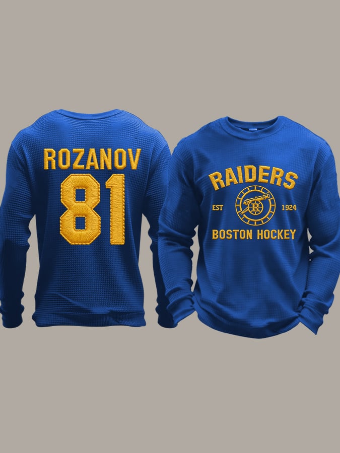 Men's Stupid Canadian wolf bird  Print Long-Sleeved T-Shirt