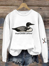 Women's Hockey Romance Print Casual Sweatshirt