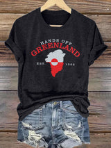 Women's HANDS OFF GREENLAND Print T-Shirt