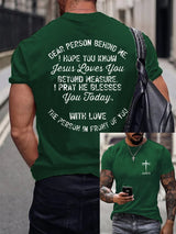 Dear Person Behind Me I Hope You Know Jesus Loves You T-shirt