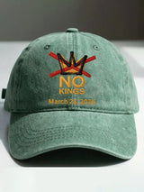 🔥Buy 3 Get 15% Off🔥Retro No Kings Day March 28 2026 Print Baseball Cap