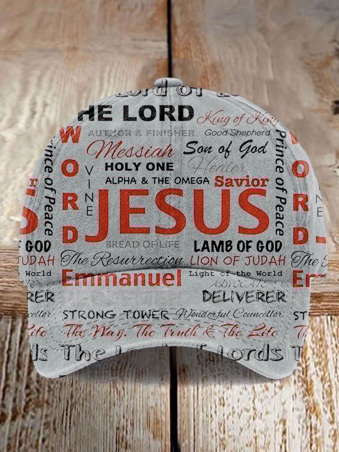 Women's Faith Believe In Jesus Printed Casual Baseball Cap