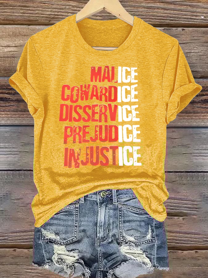 Women's  Justice For Her  T-Shirt
