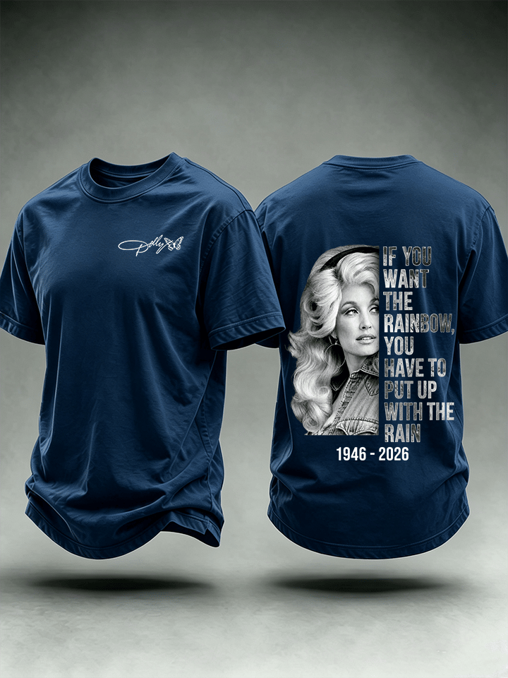 Men's Vintage Signature Graphic Memorial Print T-Shirt