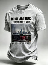 Men's Never Forget September 11 Print T-Shirt