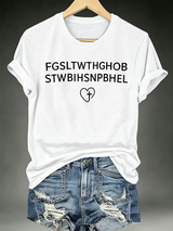 Women's FGSLTWTHGHOB STWBIHSNPBHEL Faith Print Top