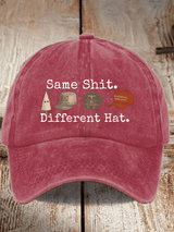 Unisex  Same shit Different costume Print  Hat