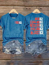 Women's  Justice For Her  Print  T-Shirt