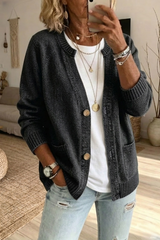 New Arrival 🔥Women's V-Neck Button Knit Cardigan