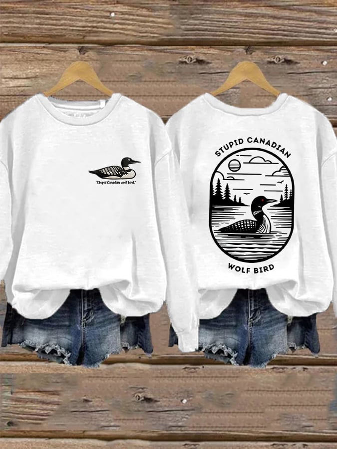 Women's Hockey Romance Print Casual Sweatshirt
