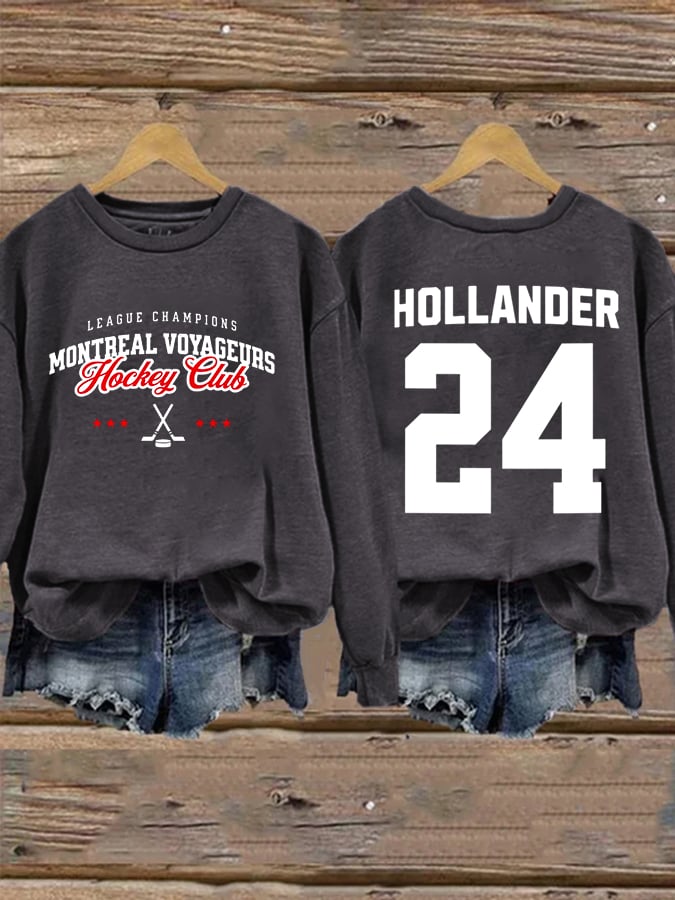 Women's Golden Boy and Ice Prince Hockey Sticks Sweatshirt