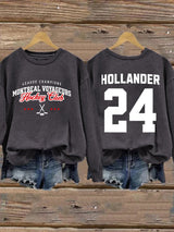 Women's Golden Boy and Ice Prince Hockey Sticks Sweatshirt