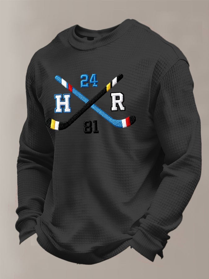 Men's Hockey Romance Waffle T-Shirt