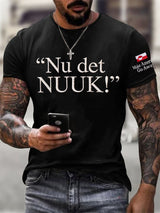 Men's Retro Nu Det Nuuk! Make America Go Away Print T-Shirt