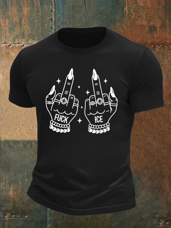 Men's  ICE  Print  T-Shirt