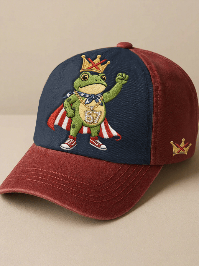 🔥Buy 3 Get 15% Off🔥Resist Frog Print Baseball Cap