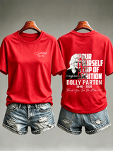 Women's  Vintage Signature Graphic Memorial Print T-Shirt