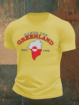 Men's  HANDS OFF GREENLAND  Print  T-Shirt