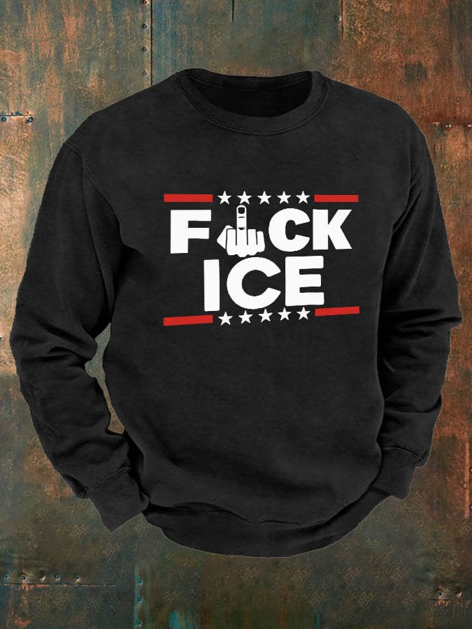 Men's  ICE  Print  Sweatshirt