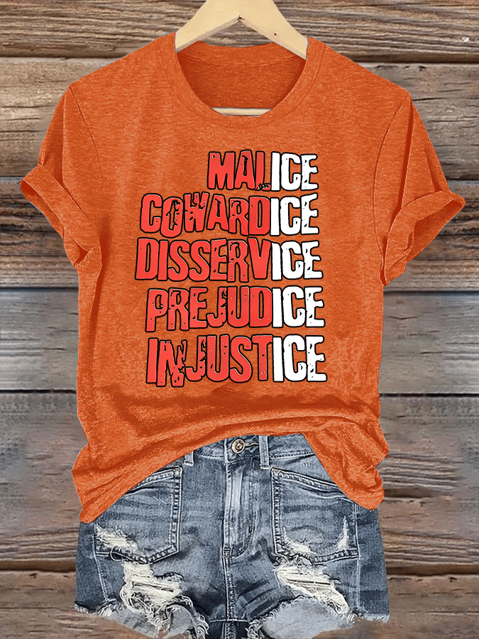 Women's  Justice For Her  T-Shirt