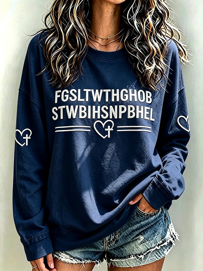 Women's  FGSLTWTHGHOB STWBIHSNPBHEL Faith Print Top