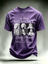 Men's Vintage Country Music Tribute Parton Tour T-Shirt