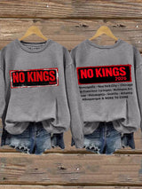 🔥Buy 3 Get 15% Off🔥Retro No Kings 2026 Minneapolis . New York City Chicago In Francisco Los Angeles Washington, D.C. Denver Philadelphia Seattle Atlanta Albuquerque & More To Come Print Sweatshirt