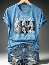 Women's Vintage Country Music Tribute Parton Tour T-Shirt