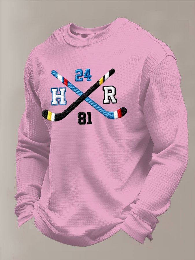 Men's Hockey Romance Waffle T-Shirt