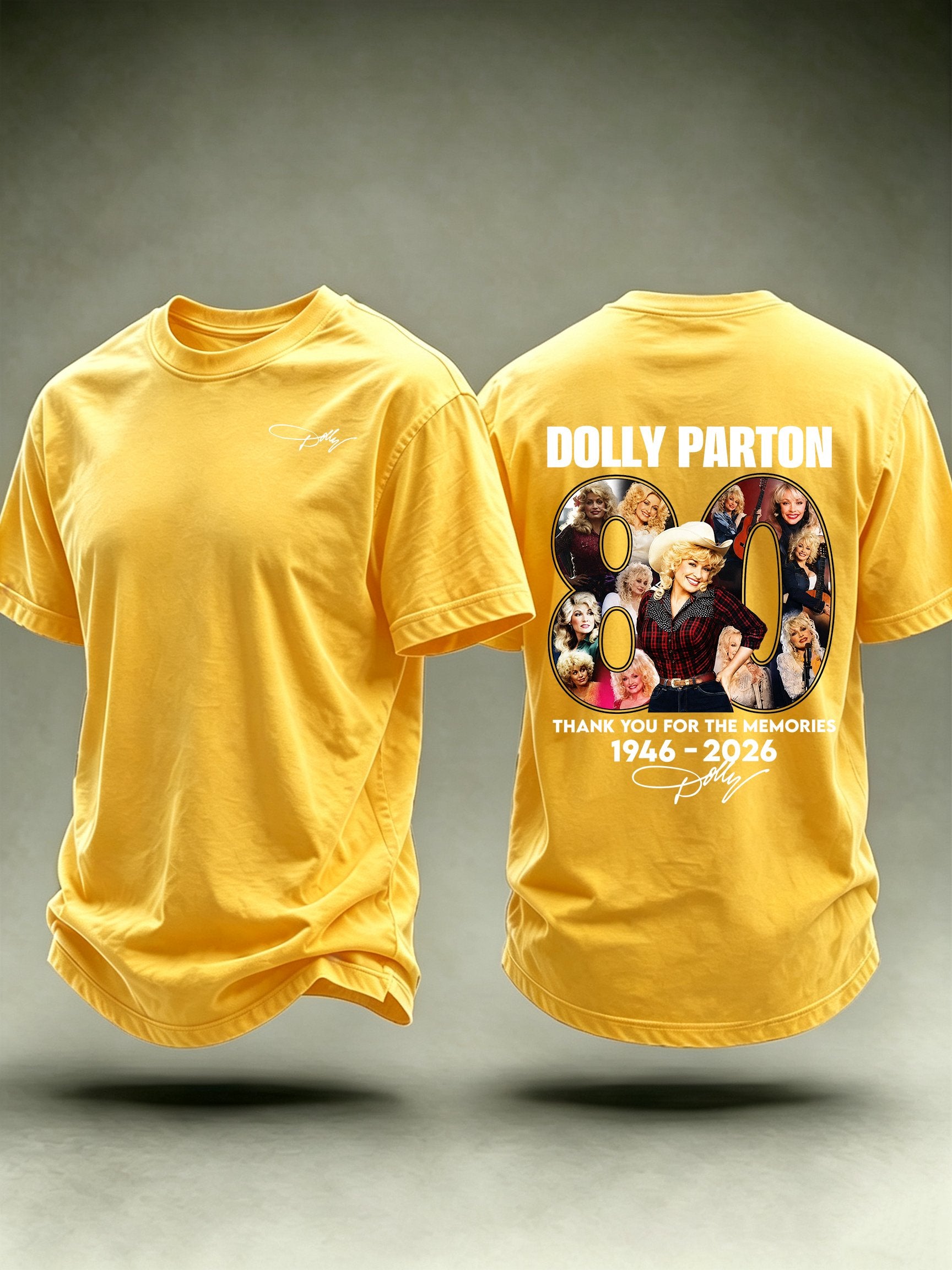 Men's Vintage Signature Graphic Memorial Print T-Shirt