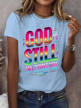 Women's Floral Christian  T-shirt