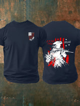 Men's 250th Anniversary Distressed American Flag 2-sided Shirt