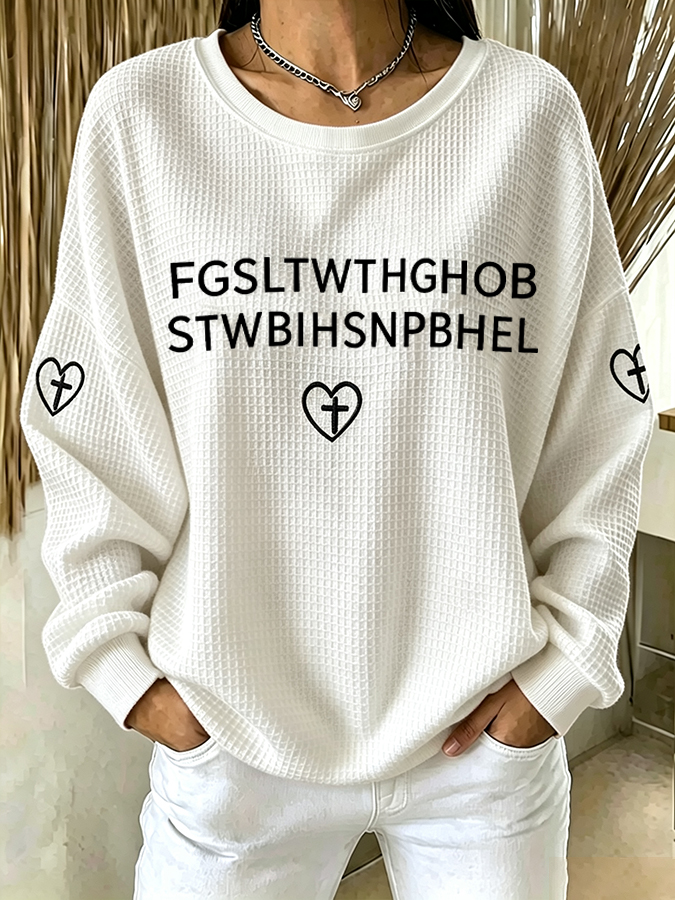 Women's  FGSLTWTHGHOB STWBIHSNPBHEL Faith Print Top