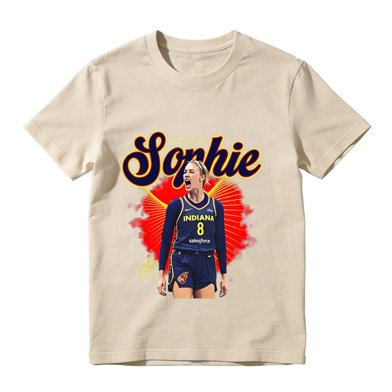 Vintage Sophie Cunningham Basketball Graphic T-Shirt for Sports Fans