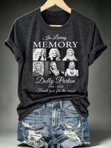 Women's Vintage Country Music Tribute Parton Tour T-Shirt