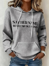 Retro Say Her Name:Renee Nicole Good Print Hoodie
